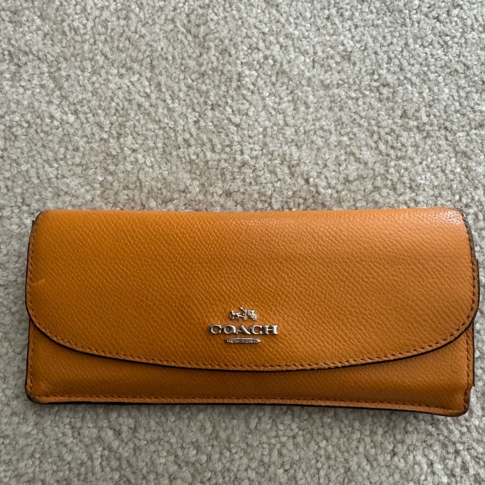 Coach Brown Leather Women's Wallet